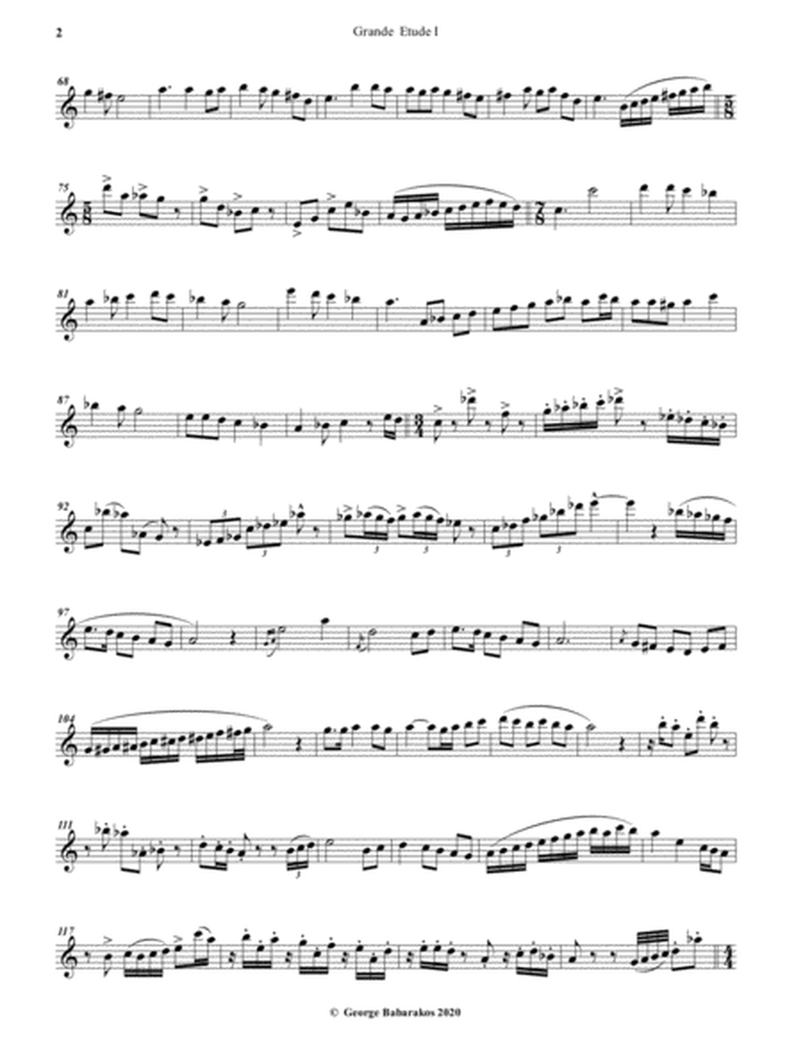 Flute Grande Etude I - Based On Greek Trad.Themes image number null