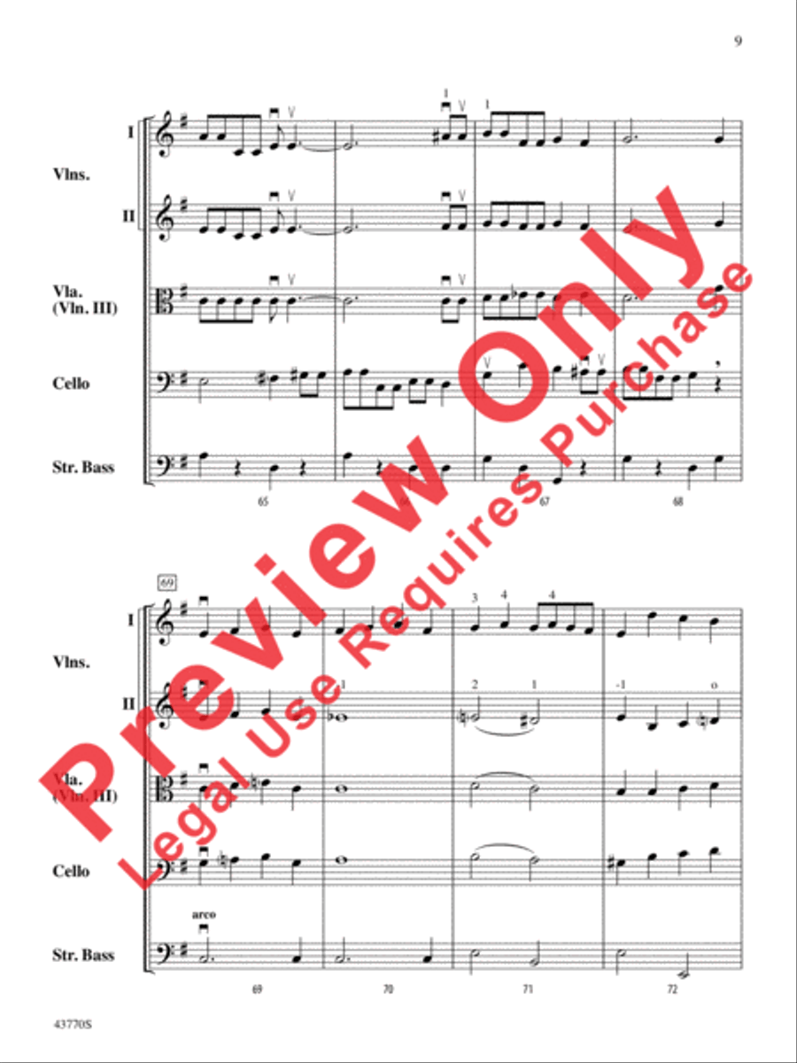 Peter Pan Live Peter Pan Live String Orchestra scores gallery preview page 10