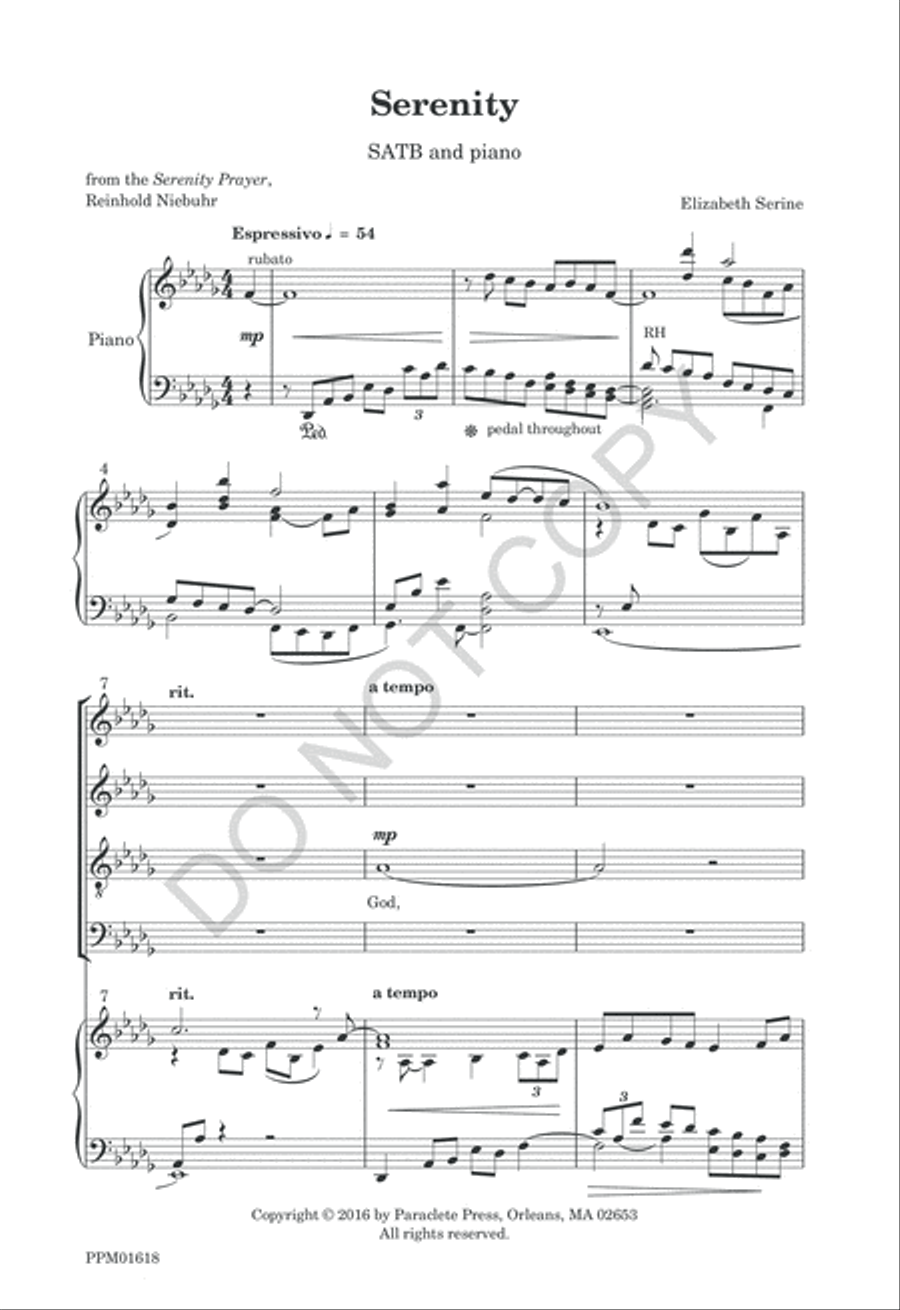 Serenity 4-Part scores gallery preview page 4