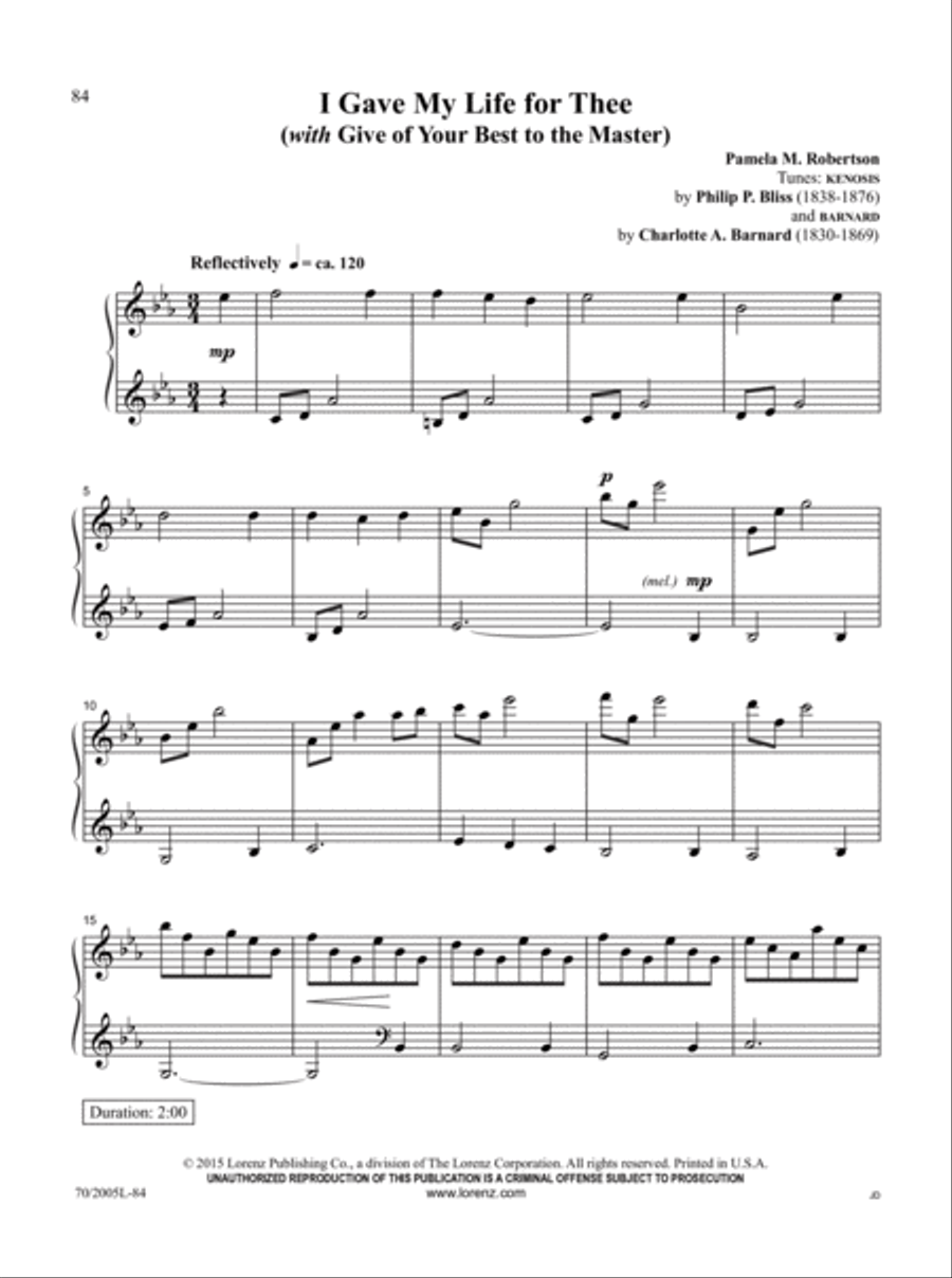 The Church Pianist's Library, Vol. 19 Piano Solo scores gallery preview page 29