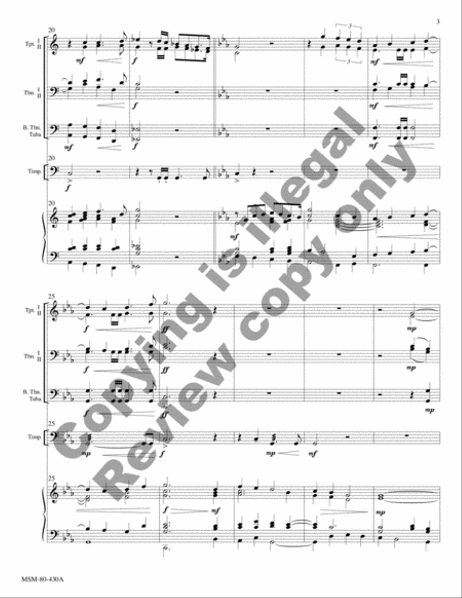 Canticle of Jesus Christ, Our Redeemer (Full Score) Choir scores gallery preview page 21