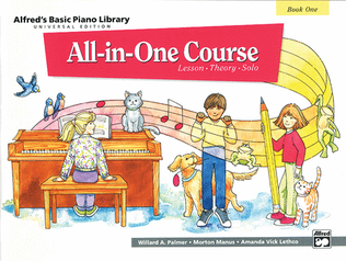 Book cover for Alfred's Basic All-in-One Course, Book 1