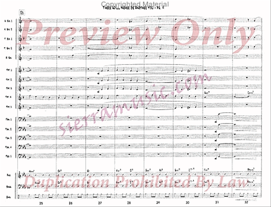 There Will Never Be Another You Jazz Ensemble scores gallery preview page 5