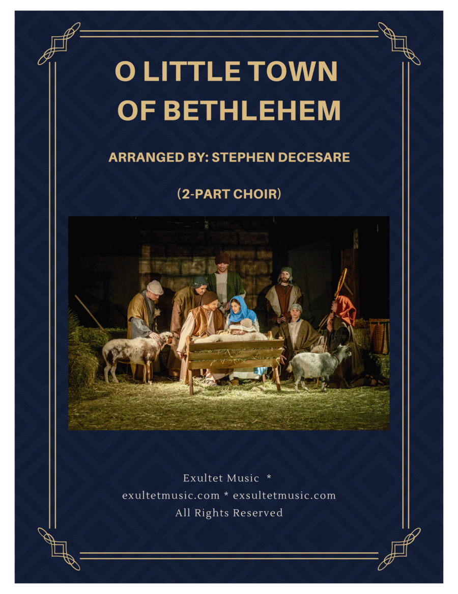 O Little Town Of Bethlehem (2-part choir) image number null