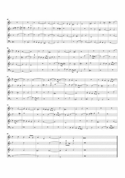 Capriccio ottavo di durezze (arrangement for 4 recorders)