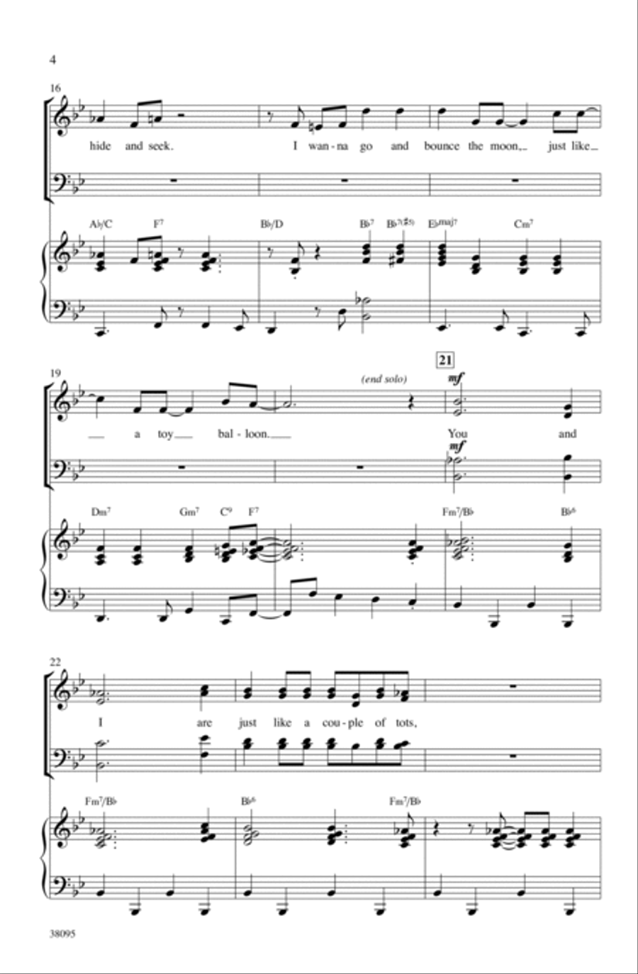 You Make Me Feel So Young - SoundTrax CD (CD only) Choir scores gallery preview page 4