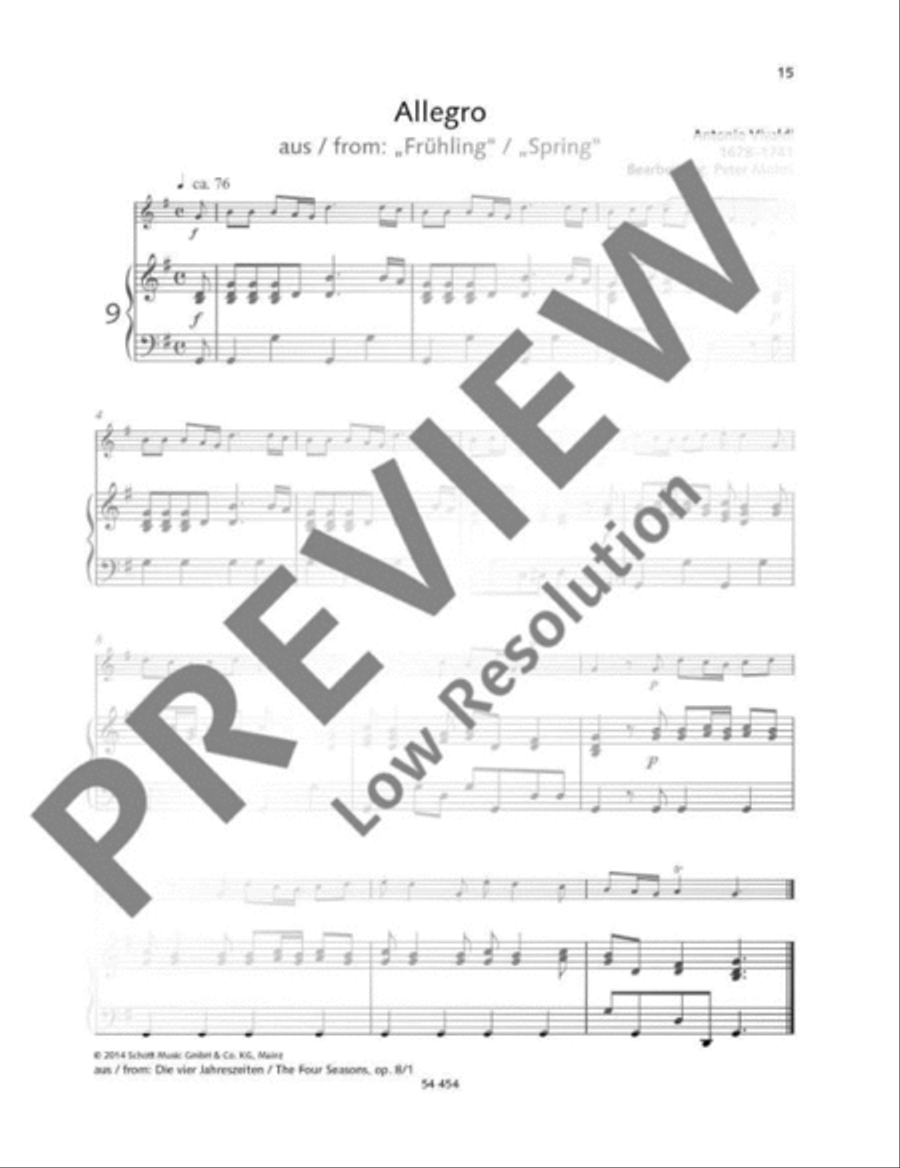 Classical Music for Children Flute Solo scores gallery preview page 16