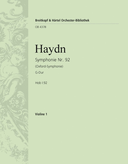 Symphony No. 92 in G major Hob I:92