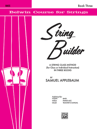 Book cover for String Builder, Book 3