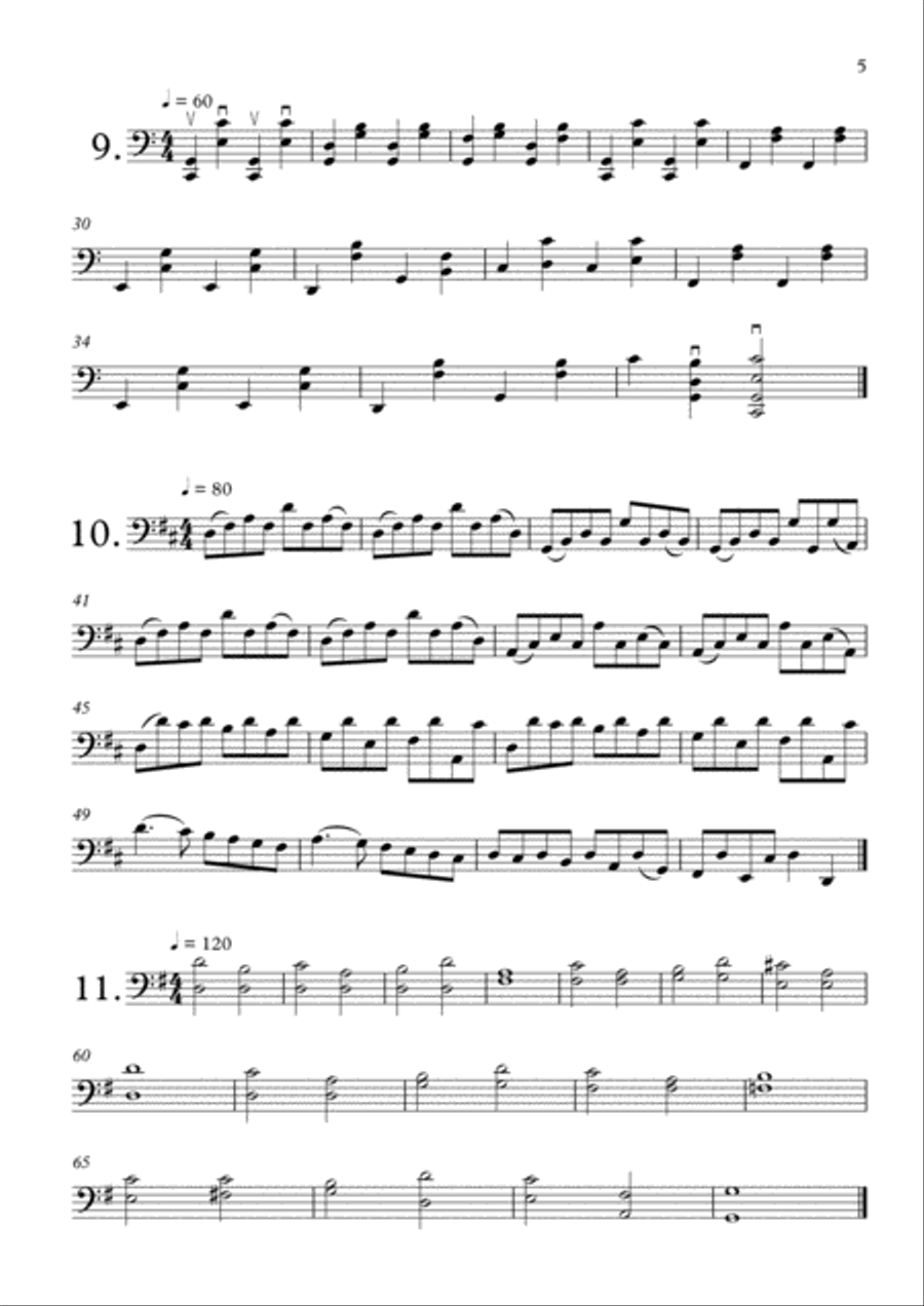 20 Studies for the Violoncello Cello Solo scores gallery preview page 5