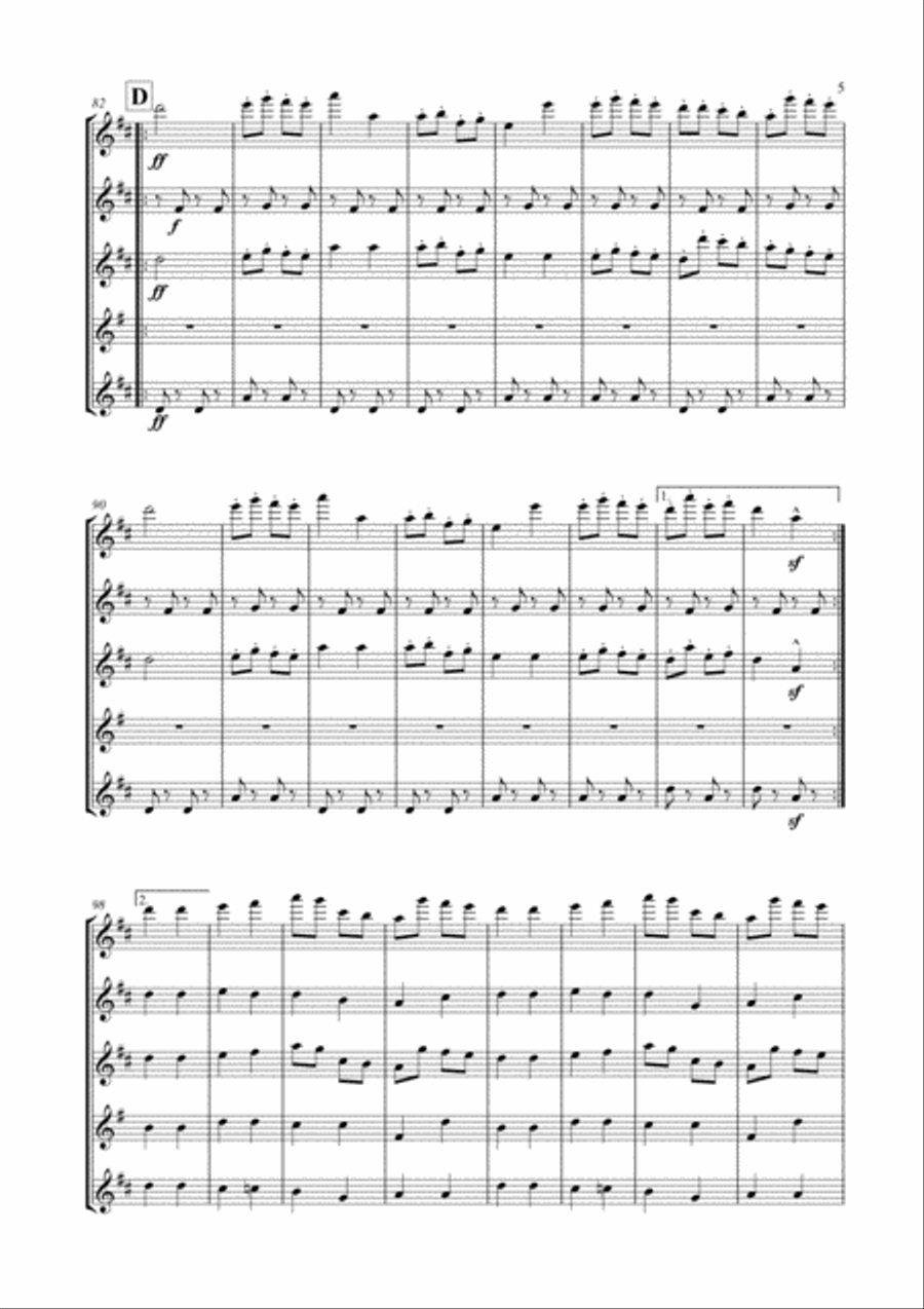 Galop Infernal (Can Can) for Flute Choir image number null