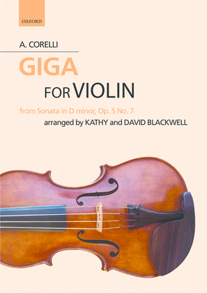 Book cover for Giga: from Sonata in D minor, Op. 5 No. 7