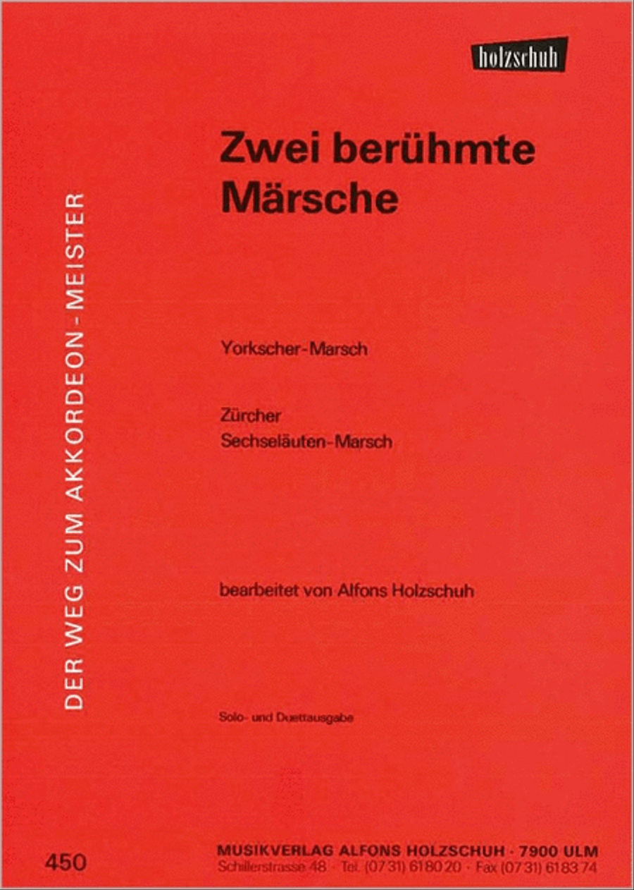 Yorkscher Marsch Accordion scores gallery preview page 1