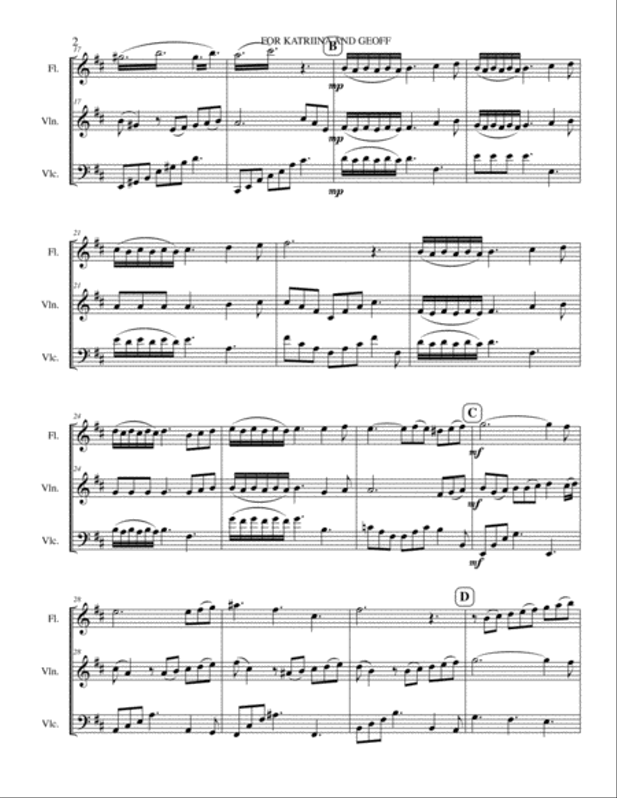 For Katriina and Geoff Small Ensemble scores gallery preview page 3