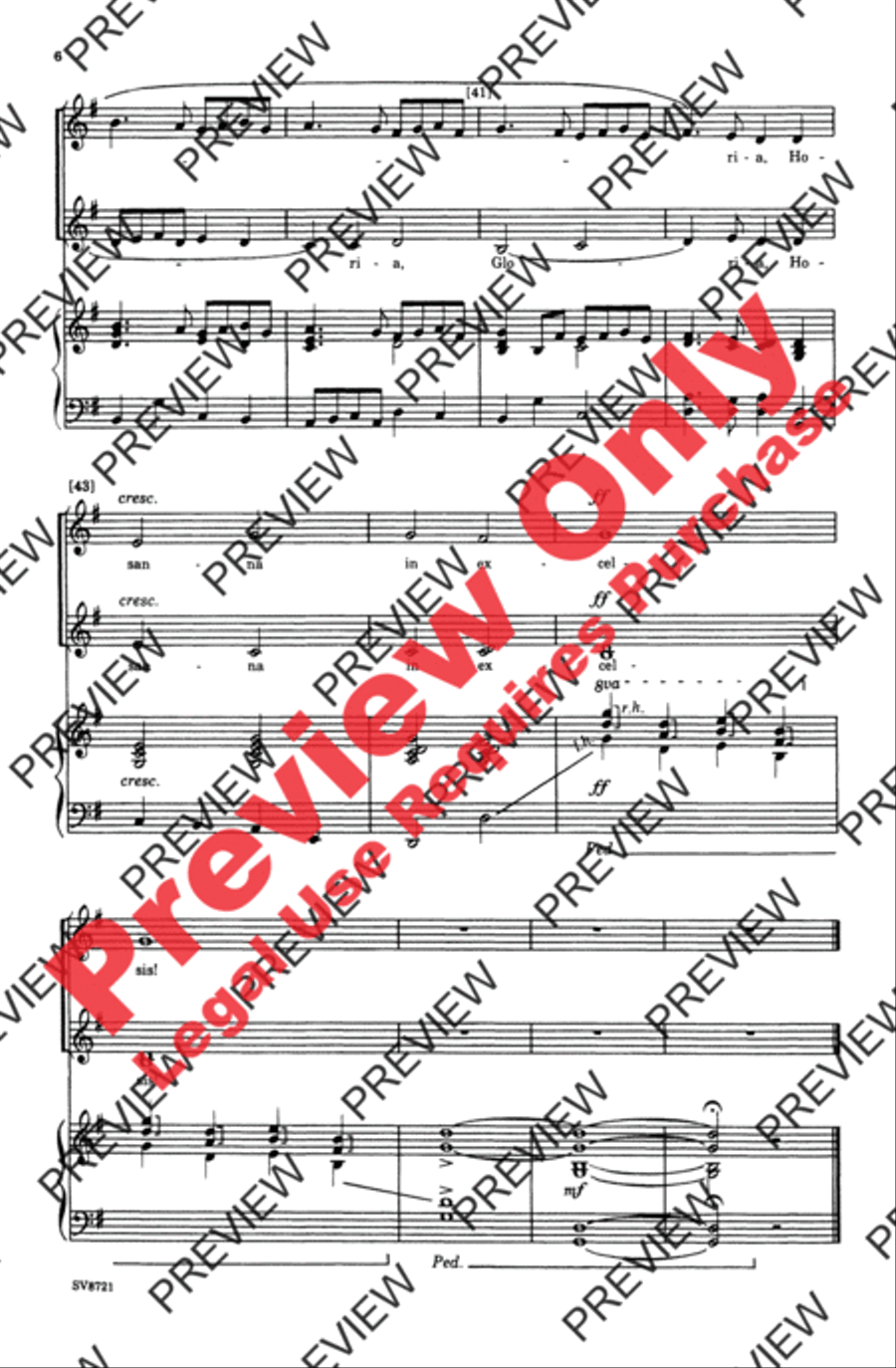 Ding! Dong! Merrily on High 2-Part scores gallery preview page 6