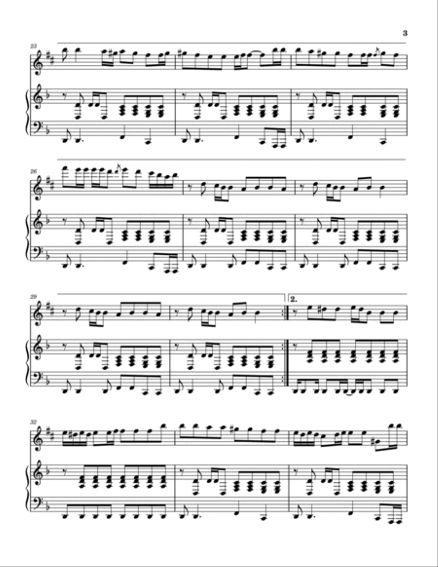 Ohio Alto Saxophone scores gallery preview page 4