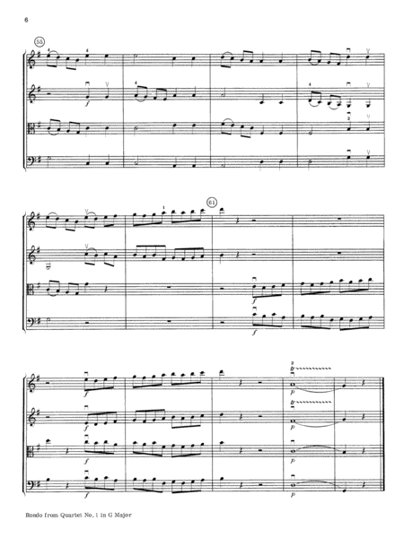 Mozart String Quartets: Score