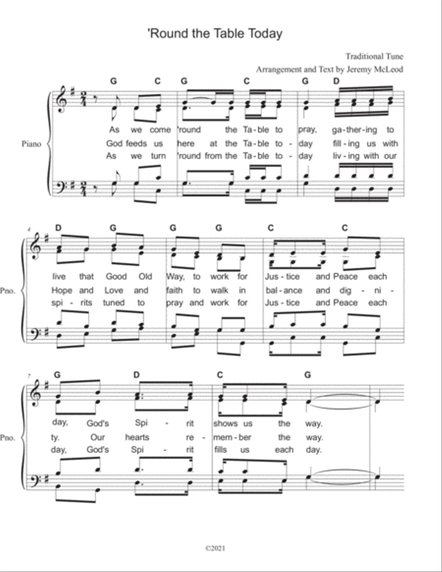 'Round the Table Today 'Round the Table Today 4-Part scores gallery preview page 2