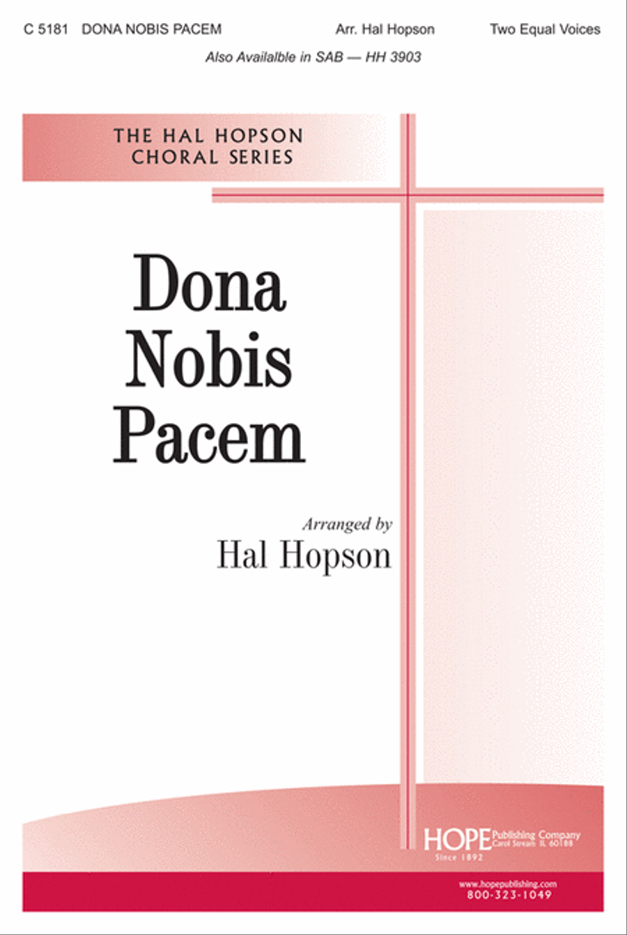 Dona Nobis Pacem by Hal H. Hopson 3-Part - Sheet Music
