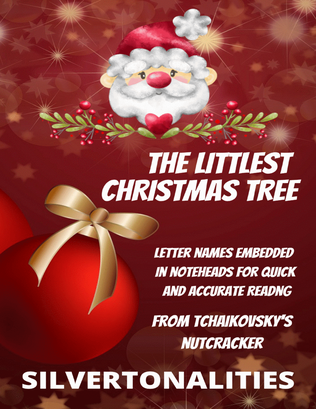 Book cover for The Littlest Christmas Tree Easy Piano