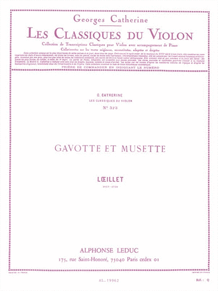 Gavotte et Musette - Classiques No. 373