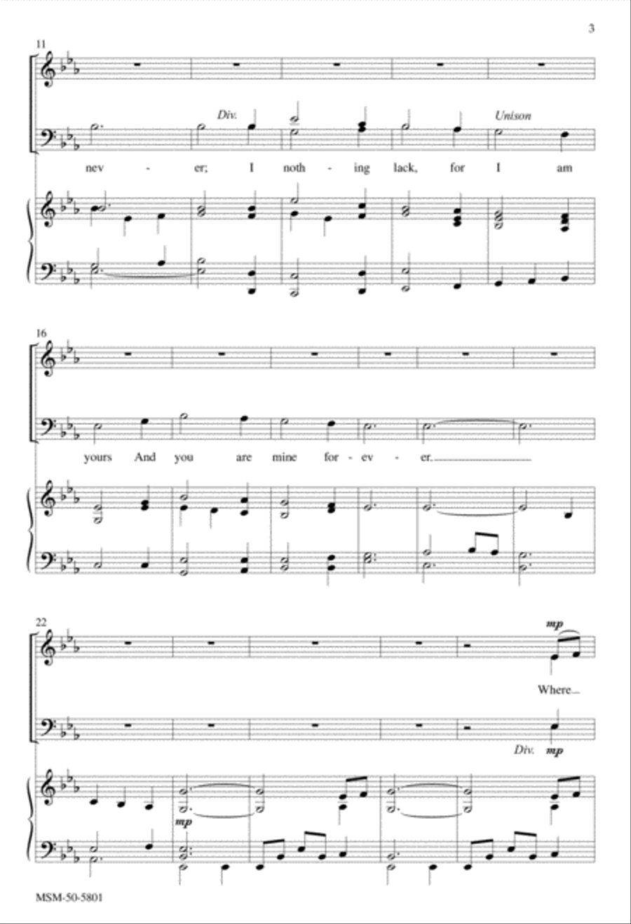 Good Shepherd, You Are Ever Near 4-Part scores gallery preview page 3