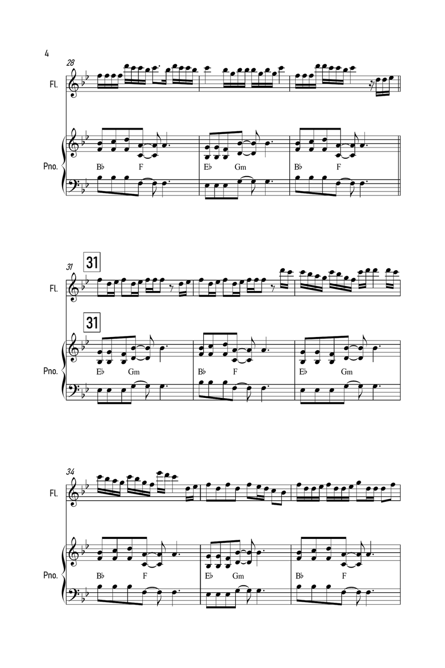 Mood Flute Solo scores gallery preview page 4