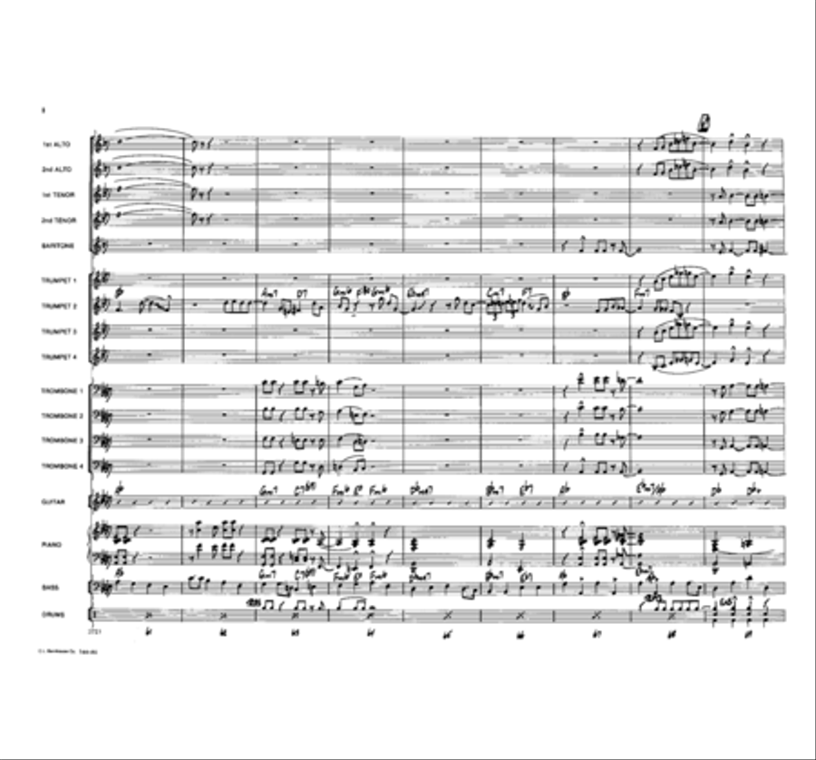 Travelin' Home Jazz Ensemble scores gallery preview page 9