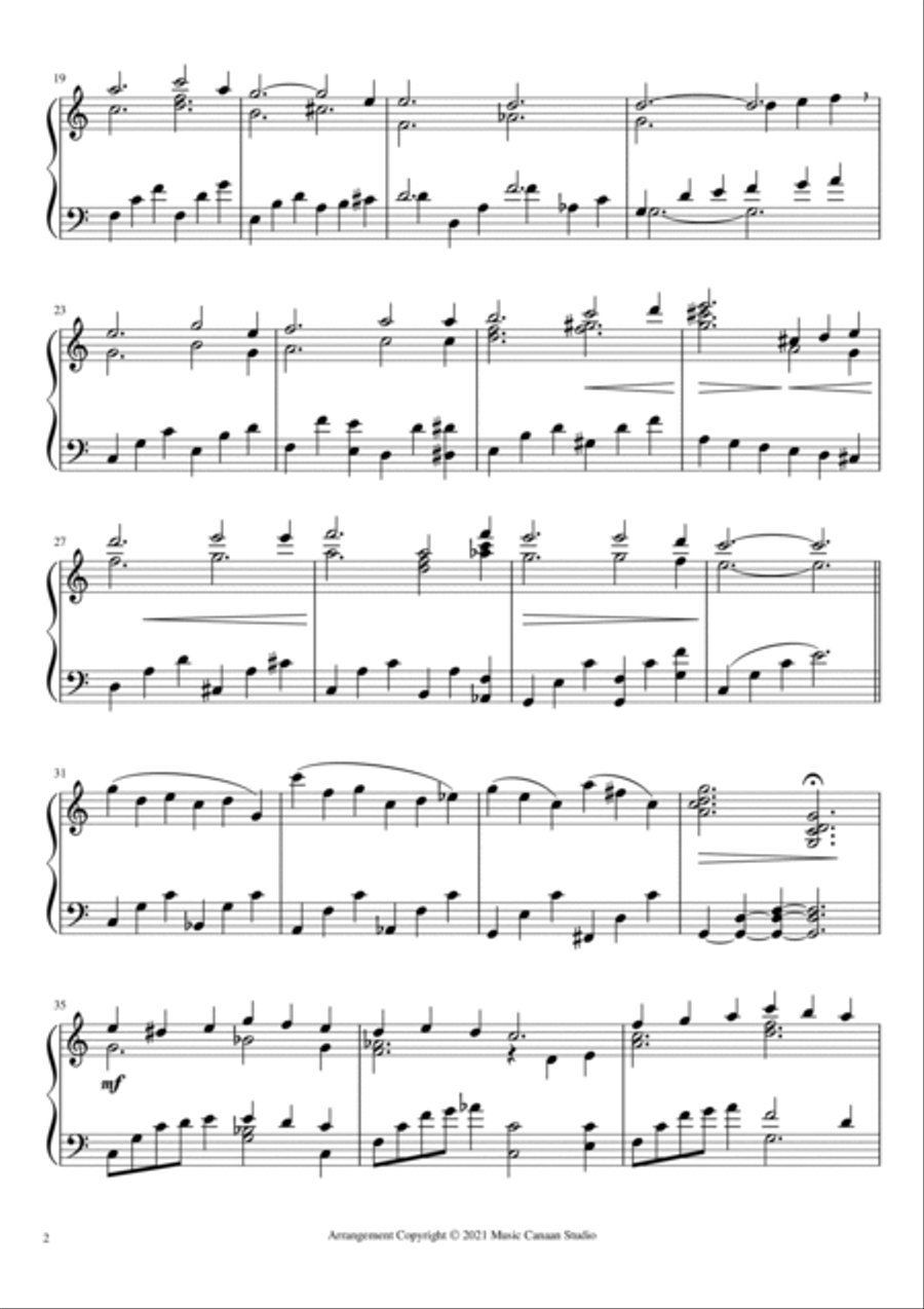 Make Me a Blessing(Piano Solo) Piano Solo scores gallery preview page 3
