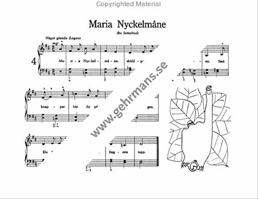 Tre sma kineser Tre sma kineser Piano Solo scores gallery preview page 6