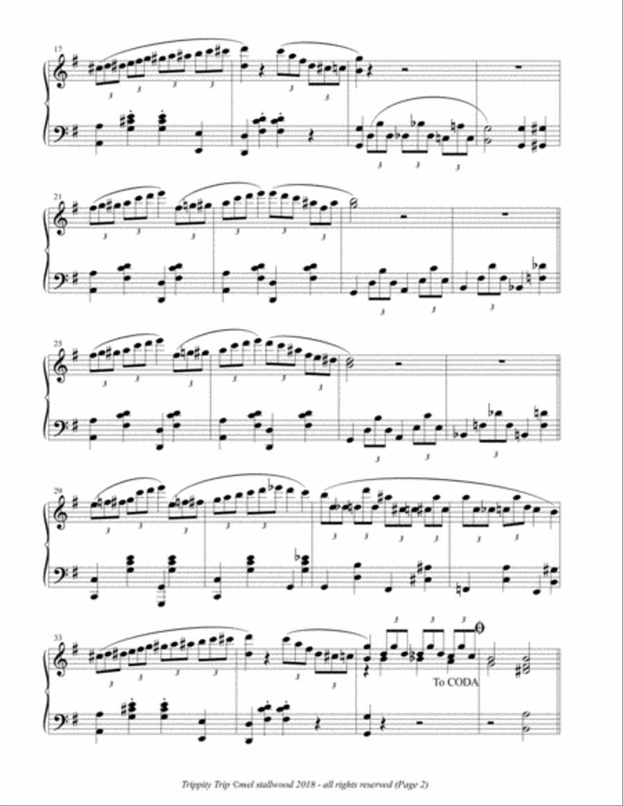 Trippity Trip to Ireland Piano Solo scores gallery preview page 3