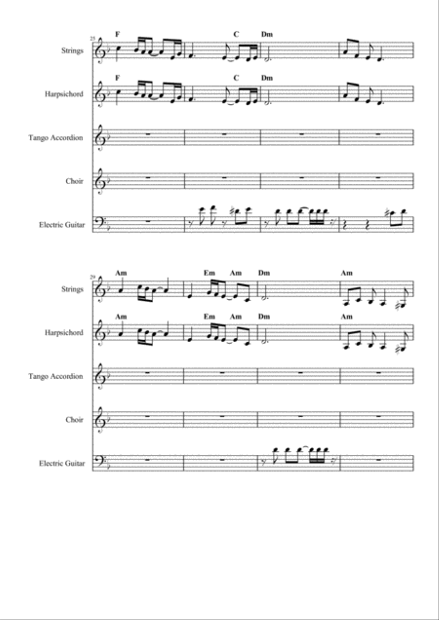 Antarctic Waltz Choir scores gallery preview page 4