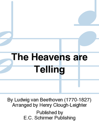 Book cover for The Heavens are Telling (Die Himmel ruehmen)