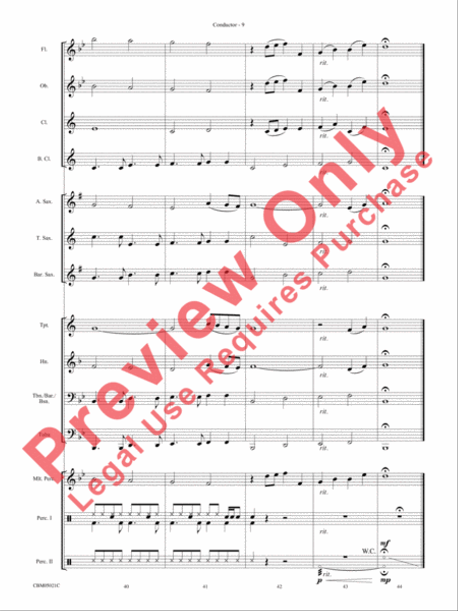 Believe (from The Polar Express) Concert Band scores gallery preview page 11