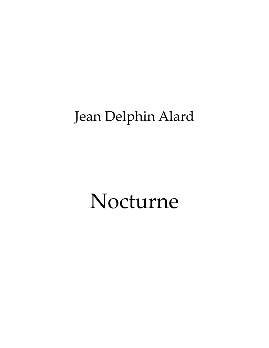 Nocturne Piano scores gallery preview page 1