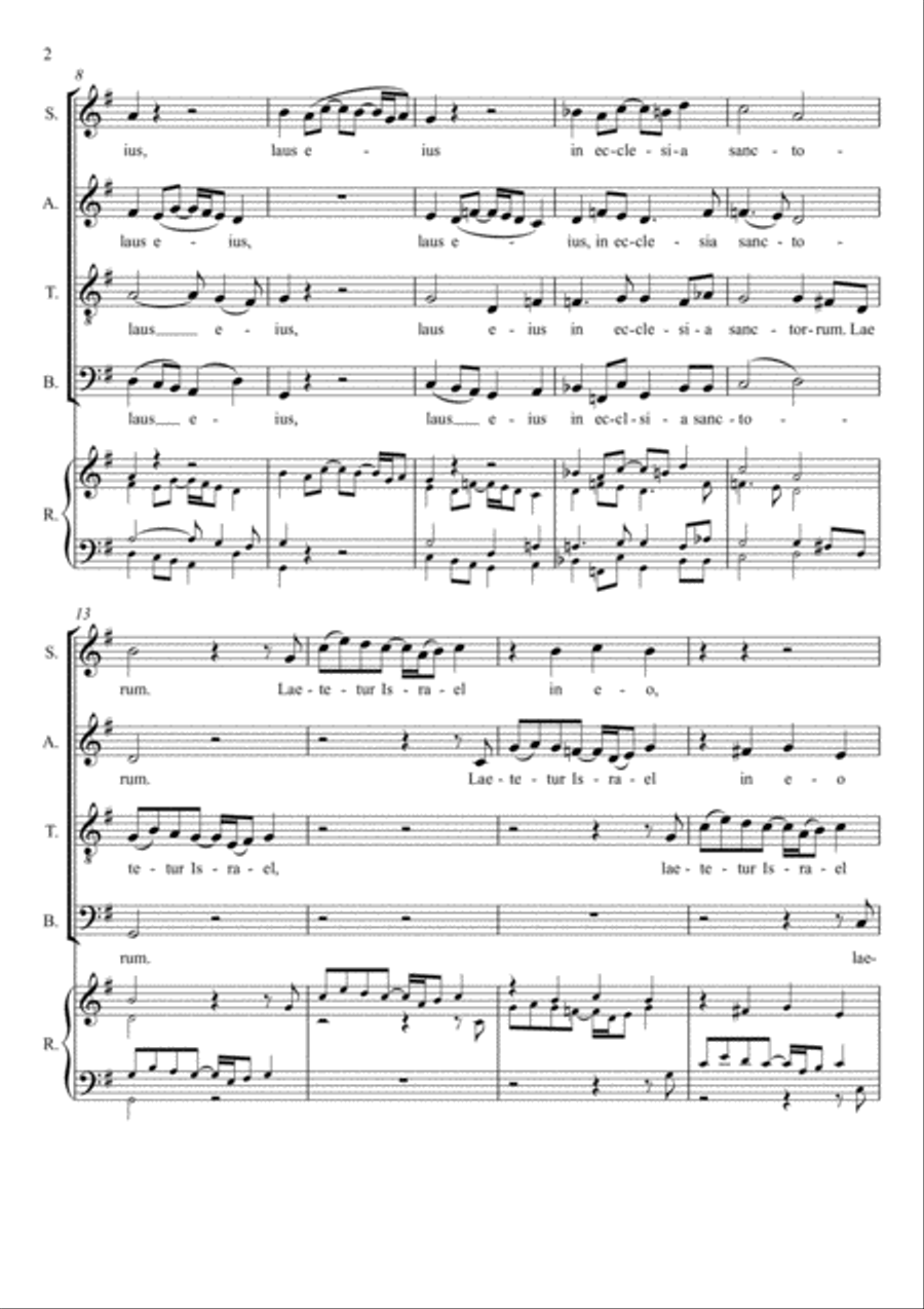 Cantate Domino 4-Part scores gallery preview page 4
