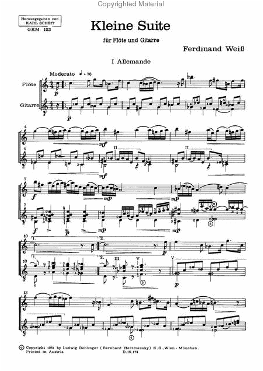 Kleine Suite Flute scores gallery preview page 2