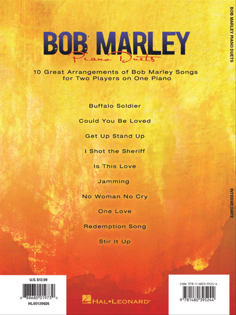 Bob Marley for Piano Duet 1 Piano, 4-Hands scores gallery preview page 6