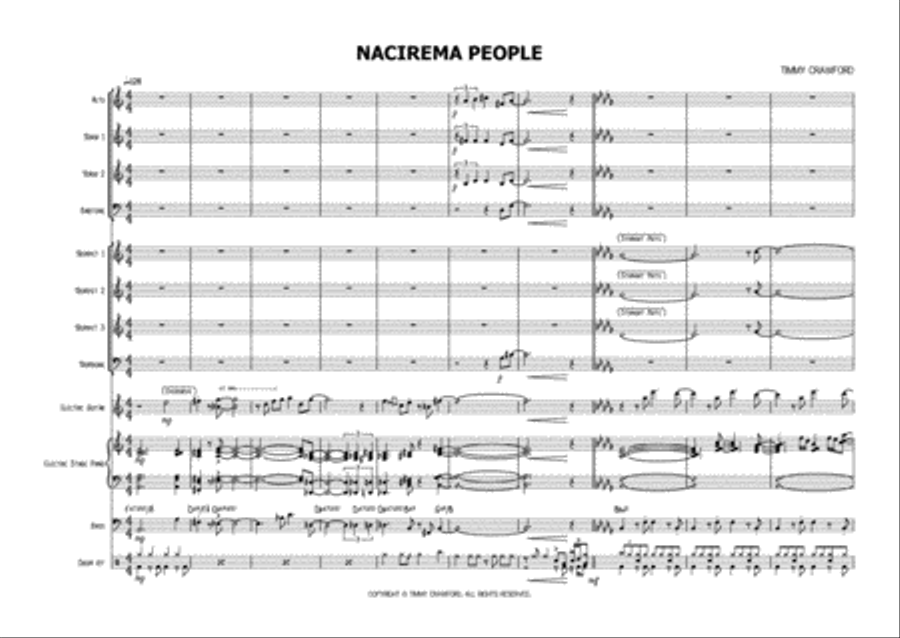 NACIREMA PEOPLE NACIREMA PEOPLE Jazz Ensemble scores gallery preview page 1