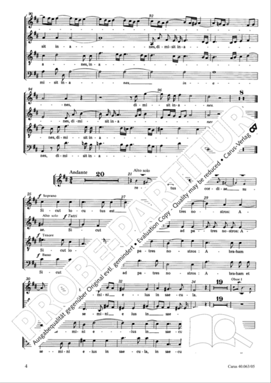 Magnificat in D Magnificat in D SA scores gallery preview page 5