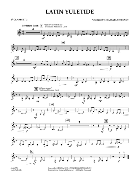 Latin Yuletide - Bb Clarinet 2