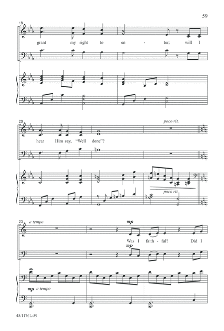 10 More Anthems for about 10 Singers 3-Part scores gallery preview page 59