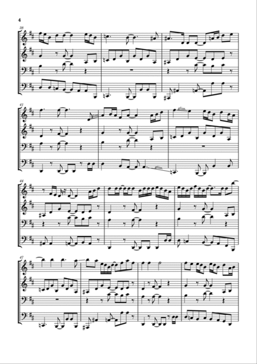 Fly By Night Fly By Night Brass Ensemble scores gallery preview page 5
