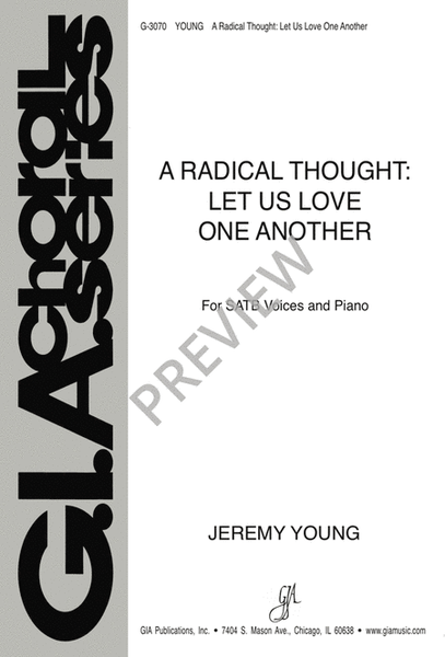 A Radical Thought: Let Us Love One Another