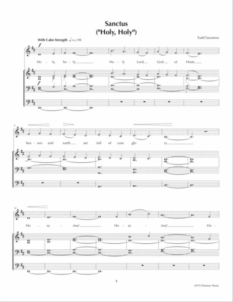 Mass for Advent - Rorate Caeli - Voice with Organ or keyboard Unison Choir scores gallery preview page 4