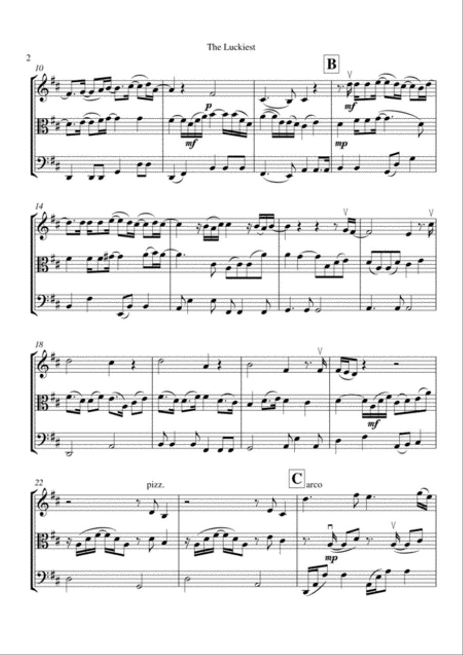 The Luckiest String Trio scores gallery preview page 3