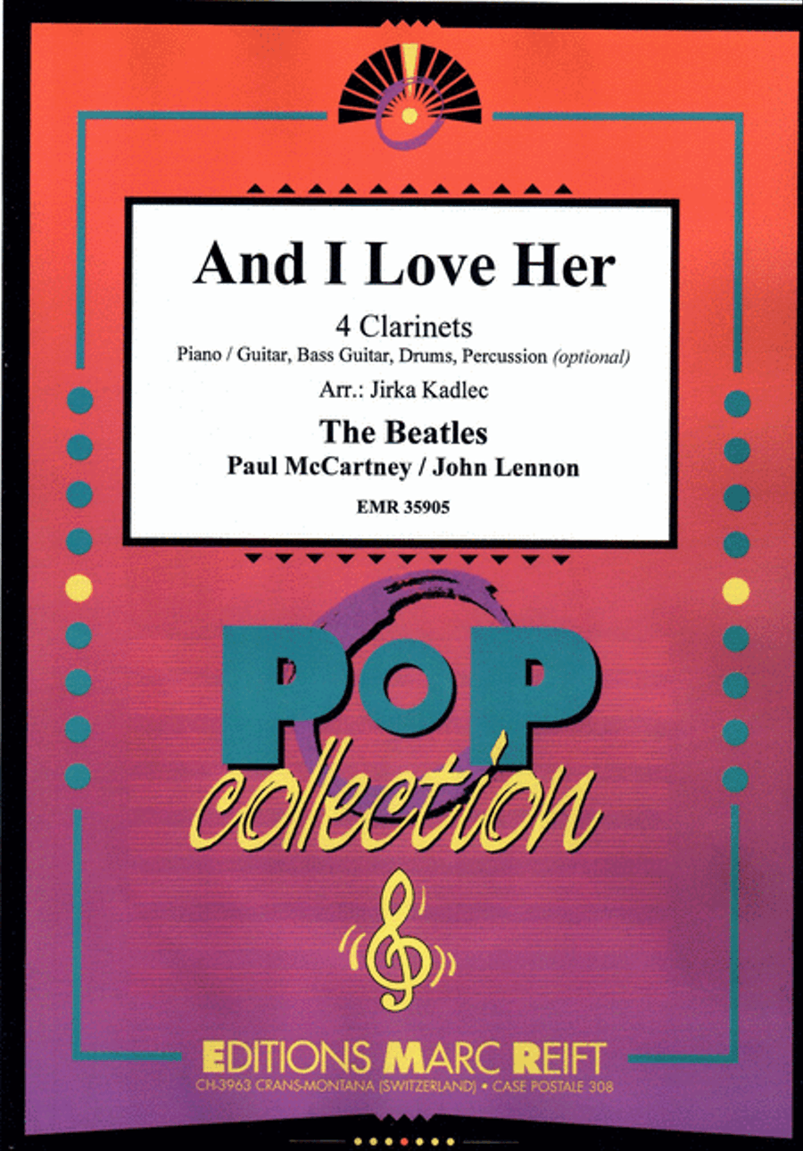 And I Love Her Clarinet scores gallery preview page 1