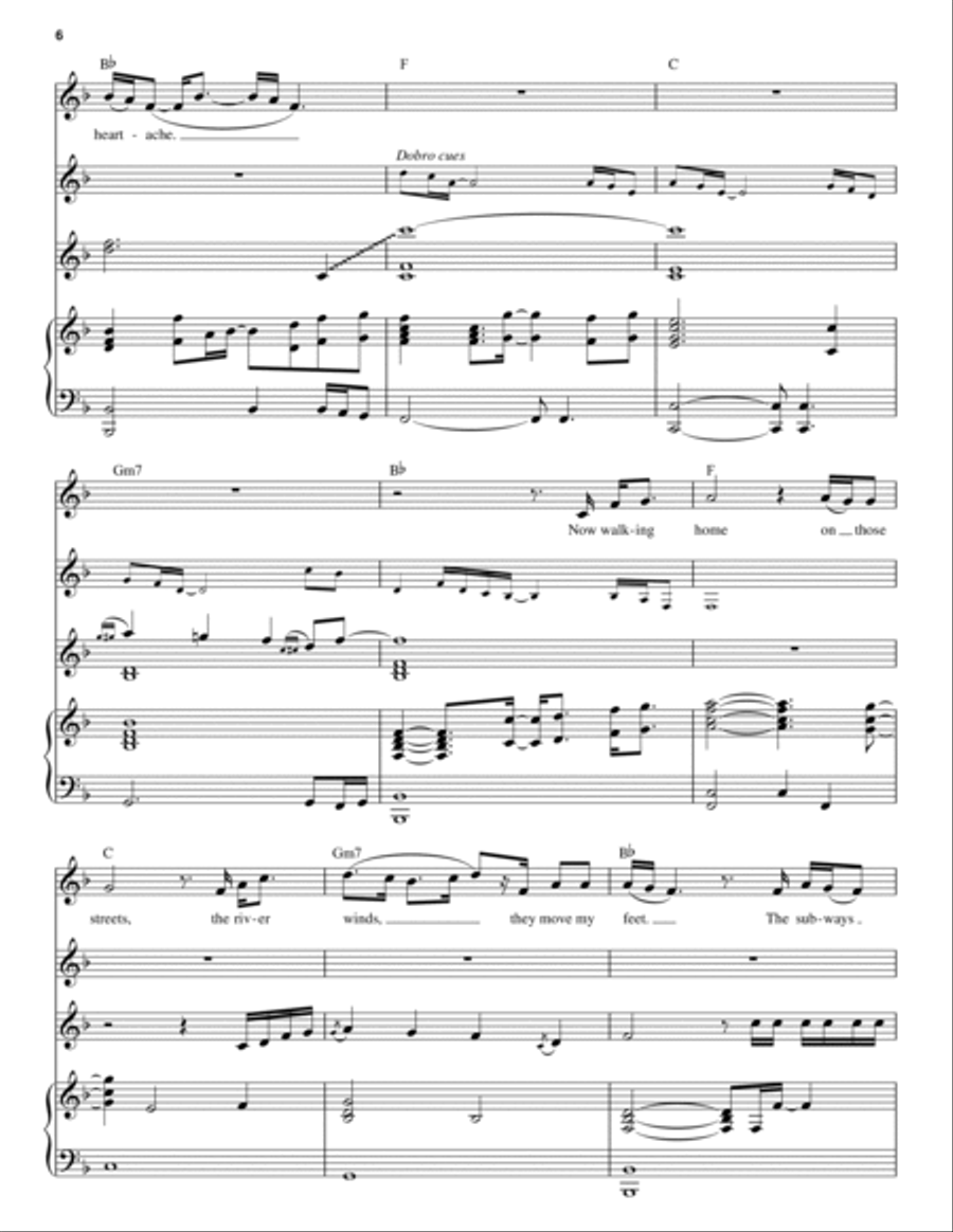 6th Avenue Heartache 6th Avenue Heartache Piano scores gallery preview page 6