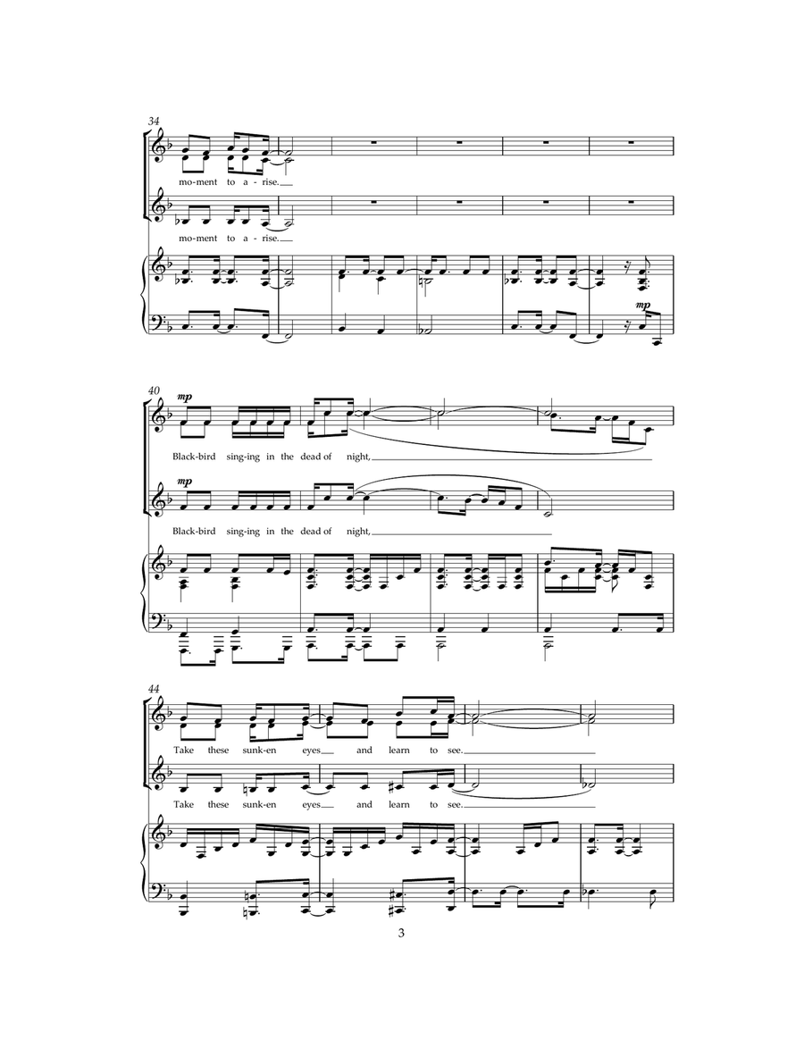 Blackbird Blackbird SSA scores gallery preview page 3