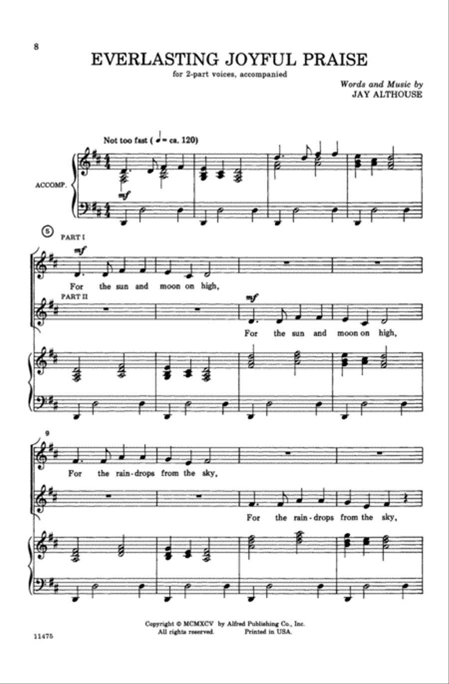 Come to the Lord with Singing Choir scores gallery preview page 5